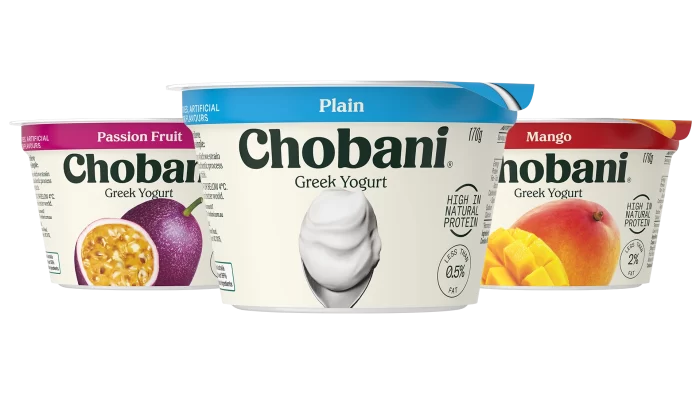 Chobani yoghurt product photography;
