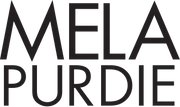 Mela Purdie logo case study