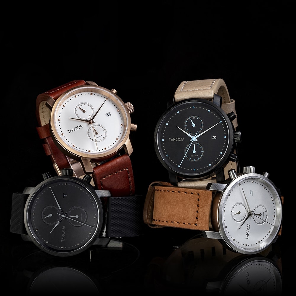 Takoda Watches Product Photography styled;