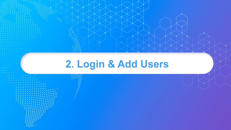Login & Add Users
